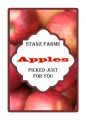 Apple Dumpling Large Rectangle Food & Craft Label
