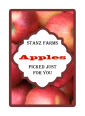Apple Dumpling Small Rectangle Food & Craft Label
