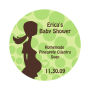 Baby on Board Circle Labels