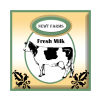 Cow Patch Square Food & Craft Label