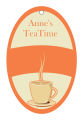 Tea Time Large Rectangle Food & Craft Hang Tag