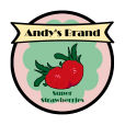 Your Brand Strawberry Big Circle Food & Craft Label