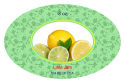 Lime Oval Canning Labels 2.25x3.5