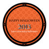 Jack O Lantern  Circle Halloween Coasters 3.5x3.5 