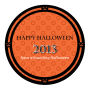 Jack O Lantern Halloween Circle Labels 2x2 