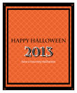 Jack O Lantern Halloween Big Rectangle Labels 3.25x4