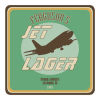 Jet Bear Square Beer Coasters
