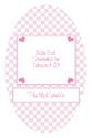 Little Love Baby Vertical Oval Baby Labels