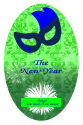 New Year Party Vertical Oval Hang Tag 2.25x3.5