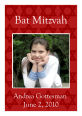 Mazel Tov Rectangle Bat Mitzvah Label