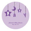 Mobile Baby Circle Favor Tag