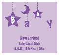 Mobile Baby Standart Square Baby Labels
