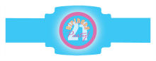 Party Birthday Buckle Cigar Band Labels