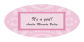 Big Oval Babe Baby Labels