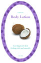 Refresh Vertical Oval Bath Body Label