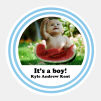 Sweet Pea Baby Circle Baby Labels