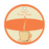 Tea Time Circle Food & Craft Hang Tag