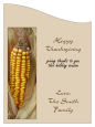 Happy Thanksgiving Curved Wine Hang Tag 2.75x3.75
