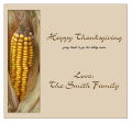 Happy Thanksgiving Square Labels 3.5x3.25