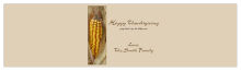 Happy Thanksgiving Water bottle Labels 7x1.875