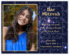 Theme Large Invite Bat Mitzvah Puzzle