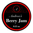 Berry Jam Regular Mouth Ball Jar Topper Insert