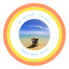 Tropical Breeze Big Candle Round Hang Tag