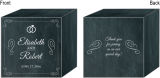 Chalkboard Rings Wedding Box Large
