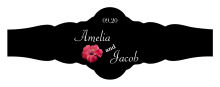 Coralbell Lace Wedding Fancy Cigar Band Label