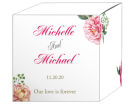 Floral Elegant Summer Poppy Wedding Box Medium