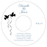Doves CD Wedding Labels