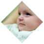 Diamond Baby Photo Labels
