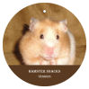 Big Circle Pets Photo with Text Favor Tag 2x2 
