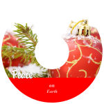 CD Photo Christmas Labels Text
