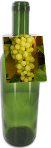 Photo Rounded Wine Bottle Tag