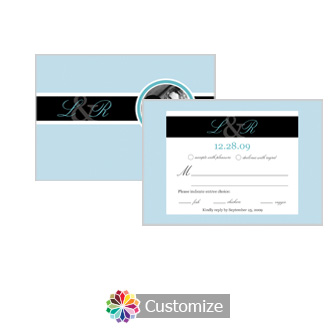 Memorable 5 x 3.5 RSVP Enclosure Card - Dinner Choice