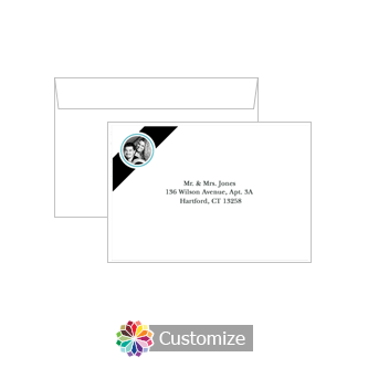 Custom Printing on Wedding Memorable Response Card Envelopes