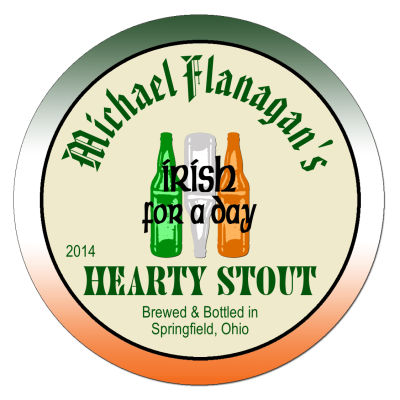 Green Ale Irish Beer Coasters