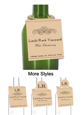 Arizona Wine Bottle Neck Tags