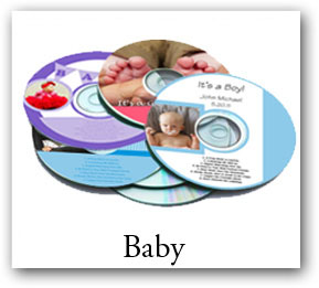 Baby CD DVD Labels