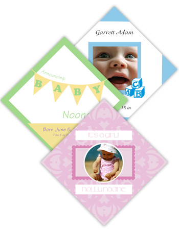 Baby Diamond Labels