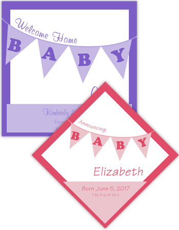 Baby Banner Baby Labels