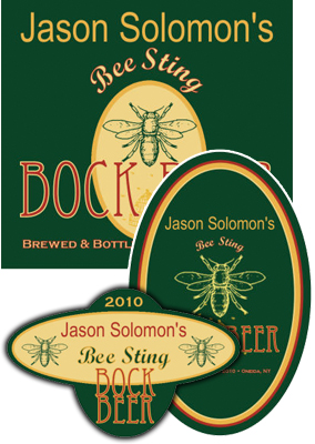 Bee Beer Labels