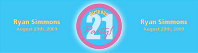 Water Party Birthday Labels