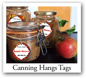 Canning Favor Tag