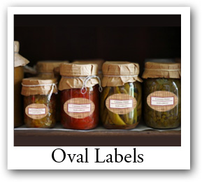 oval labels, oval stickers