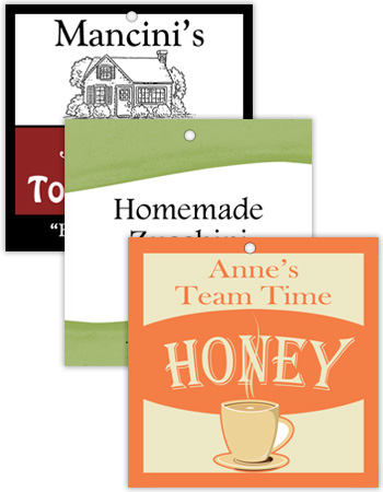 Square Canning Hang Tag