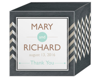 Chalkboard Chevron Favor Boxes