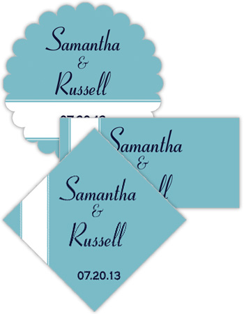 Classic Wedding Labels