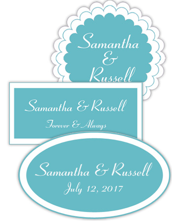 Classical Wedding Labels